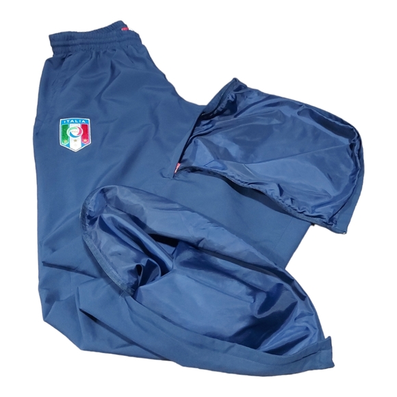 Puma Italia Men Blue Track Pants Size Medium - Picture 6 of 9